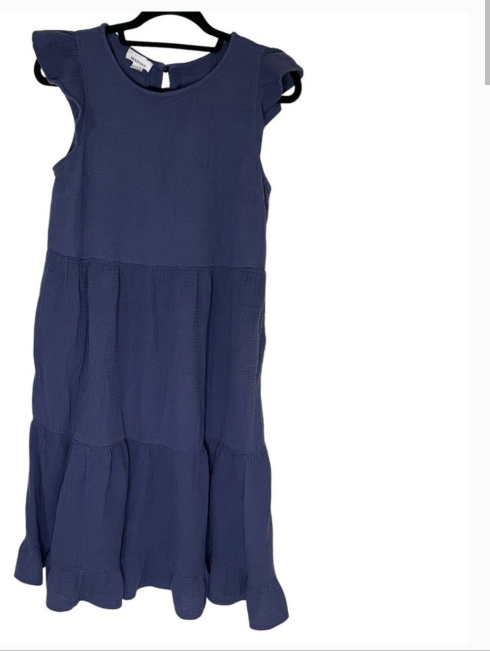 Brannan 100% Cotton Gauze Midi Dress, Size M